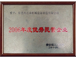 2006年度优秀民营企业