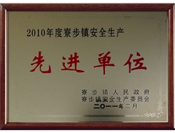 2010年度先进单位